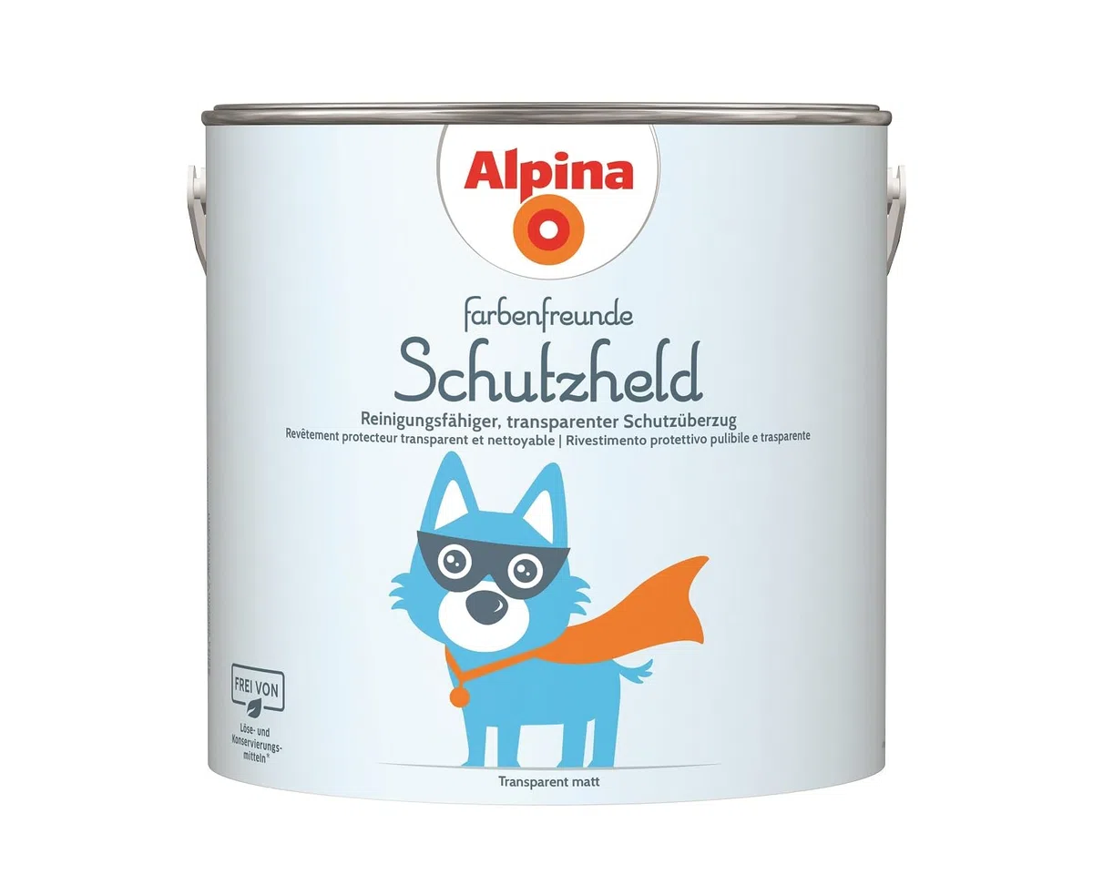 Alpina Farbenfreunde Schutzheld 2,5 Liter transparent matt