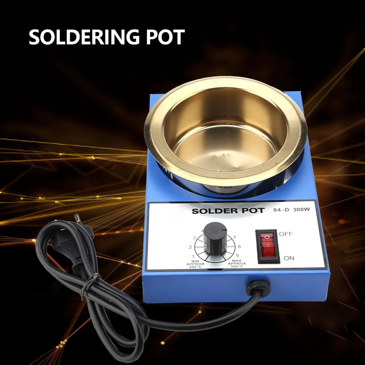 Löt-Entlöttopf, Energiesparend, Weniger Stromverbrauch, Löttopf, 100 Mm, Löttopf für Handwerkzeuge für die Industrie (300W)