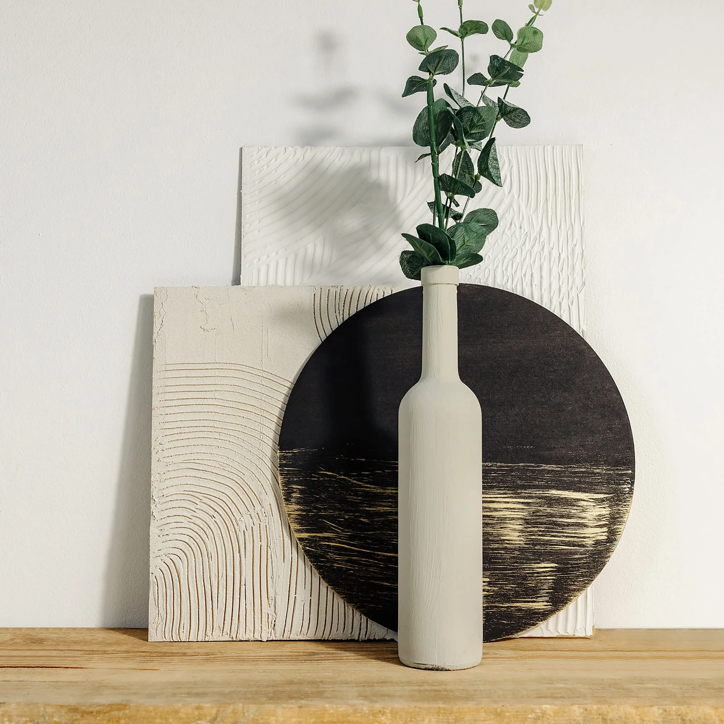 Creative Deco 10 Runde MDF Platten | 30 cm x 30 cm x 0,3 cm | Dünne Holz-platten | Perfekt für Laser, CNC Router, Modellierung, Durchbrochenes, Laubsäge