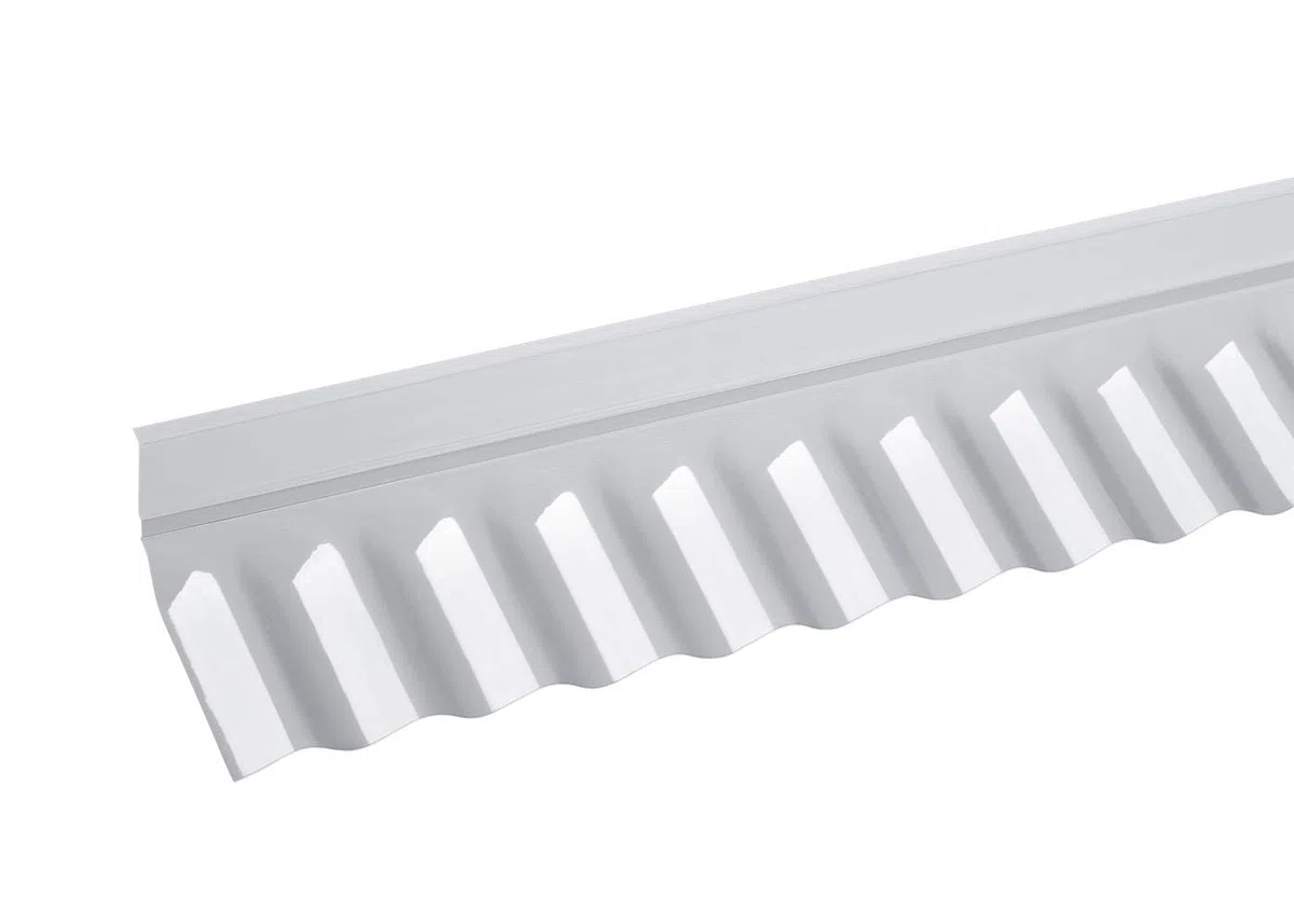 Wandanschluss Sinus 76/18 für Wellplatten, Maueranschluss