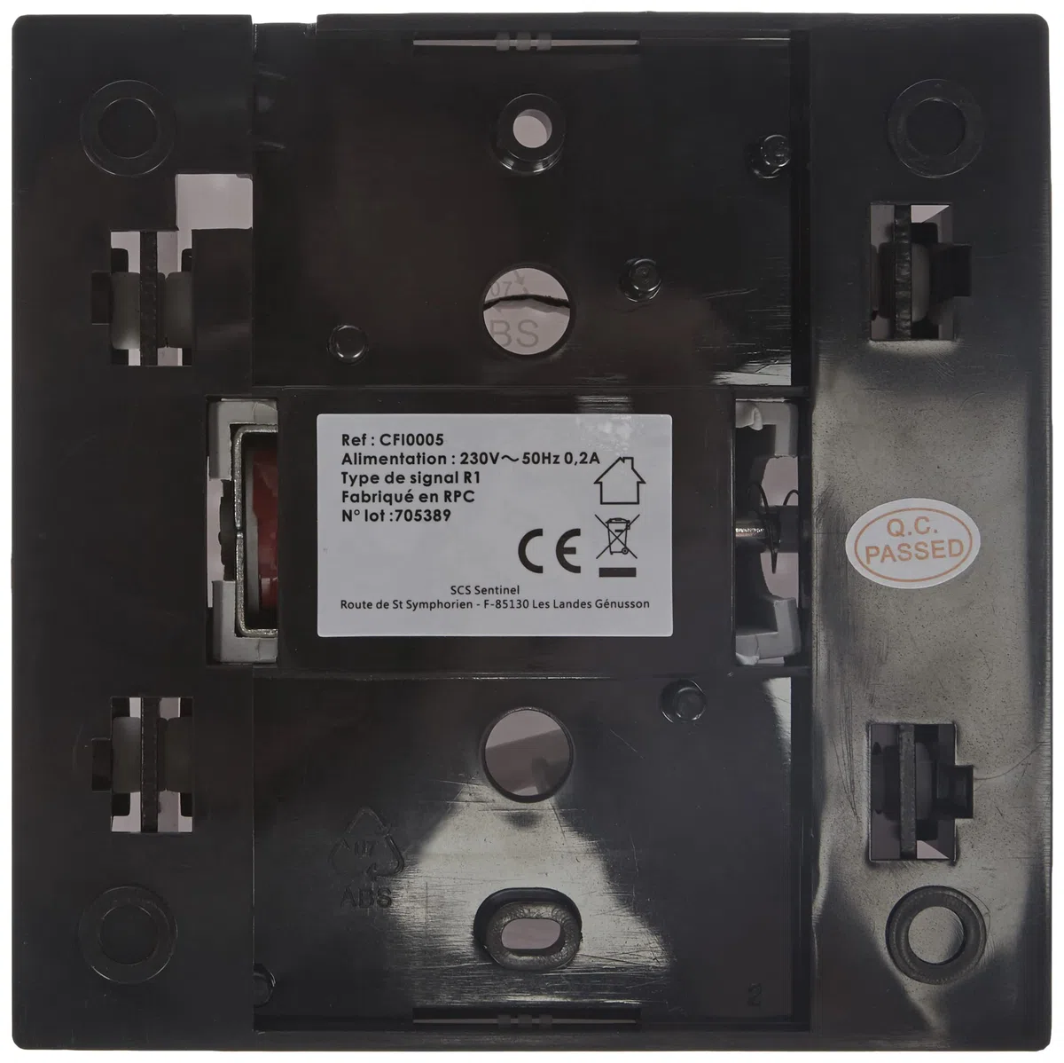 SCS Sentinel - CFI0005 - Drahtgebundener Türgong - Elektromechanische Türklingel - 230V Stromversorgung - Material ABS - Inklusive Schrauben und Bedienungsanleitung - MecaBell 3238 (Packung mit 2)