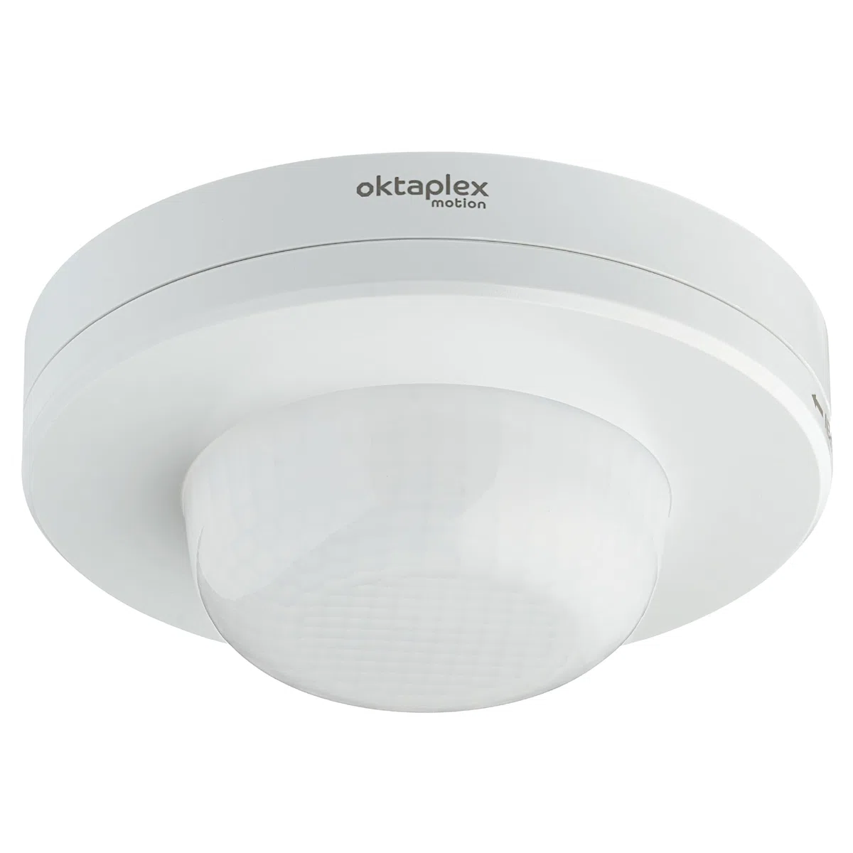 Oktaplex Pia Präsenzmelder Aussen & Innenbereich 360° Infrarot Bewegungsmelder IP65 230V Aufputz Bewegungssensor weiß