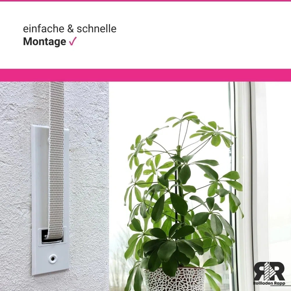 Gurtband 23mm Breite Farbe grau 50m-Rolle Rolladengurt für Rolladen [50m23grau]