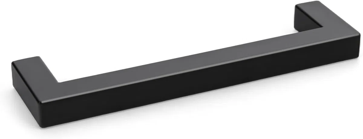 Goldenwarm 15 Stück Griffe Schwarz 128mm Lochabstand Schrankgriffe Schwarz Griffe Küchengriffe Edelstahl Möbelgriffe Für Badezimmer，Schlafzimmer Türgriffe Küche