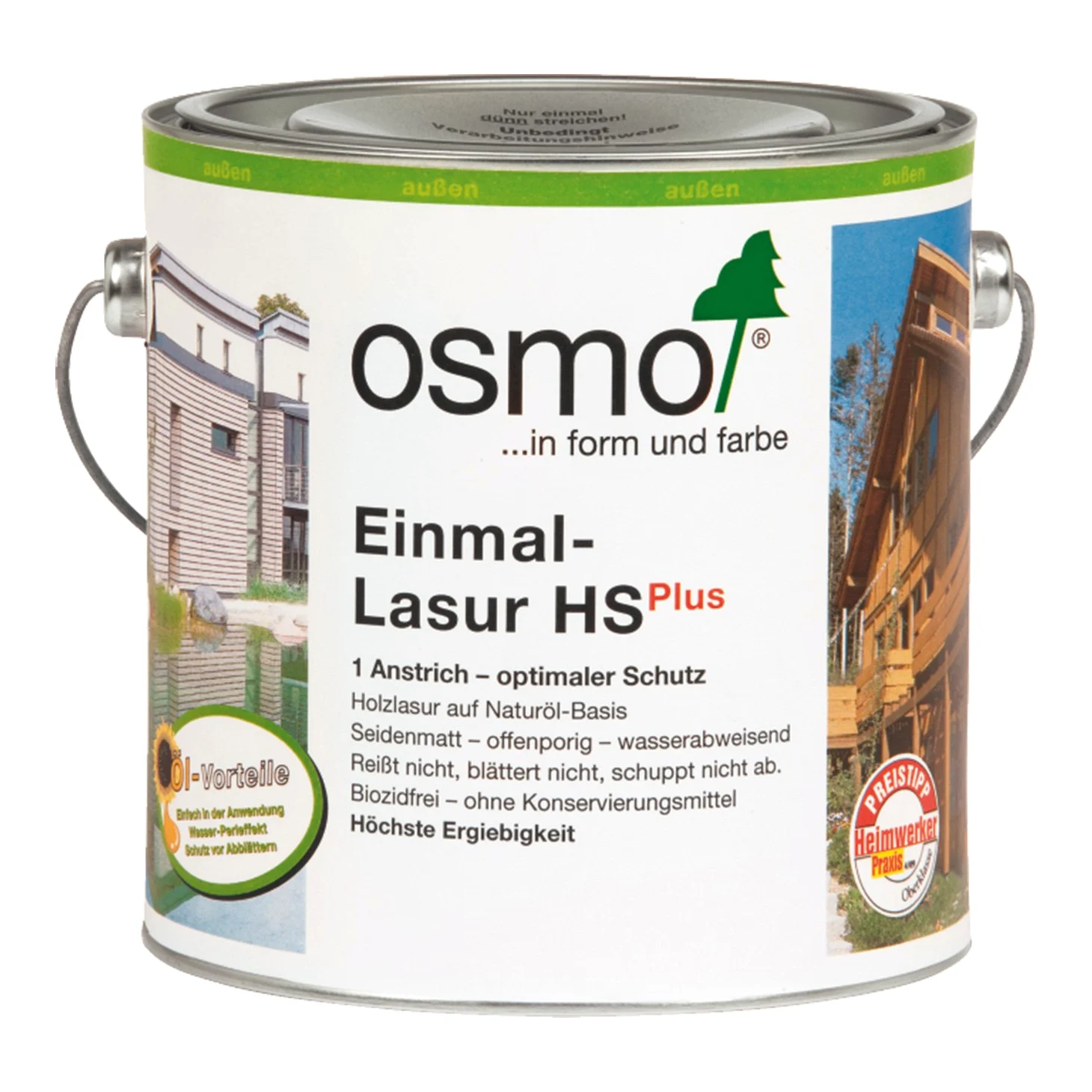OSMO Einmal-Lasur HS Plus 750ml Eiche 9241