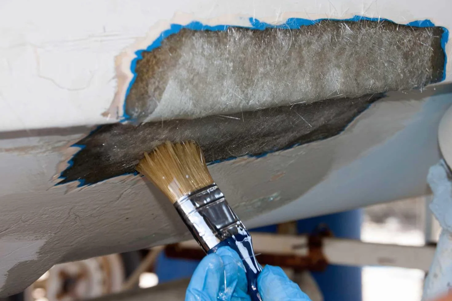 Epoxidharz Boat Repair 2,25kg resin epoxy Laminierharz Boot-Reparatur, Bootsbau, KFZ, Flugzeugbau, Modellbau, Formenbau, Auto GFK Prototyping 2K Harz & Härter EP transparent,geruchsarm UV Stab.Dipoxy
